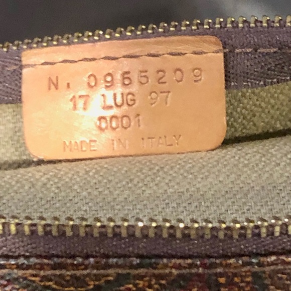 W ETRO MILANO Red Paisley Speedy 20 Small Boston Travel Tote Bag Lock and 2 Keys - Picture 11 of 17